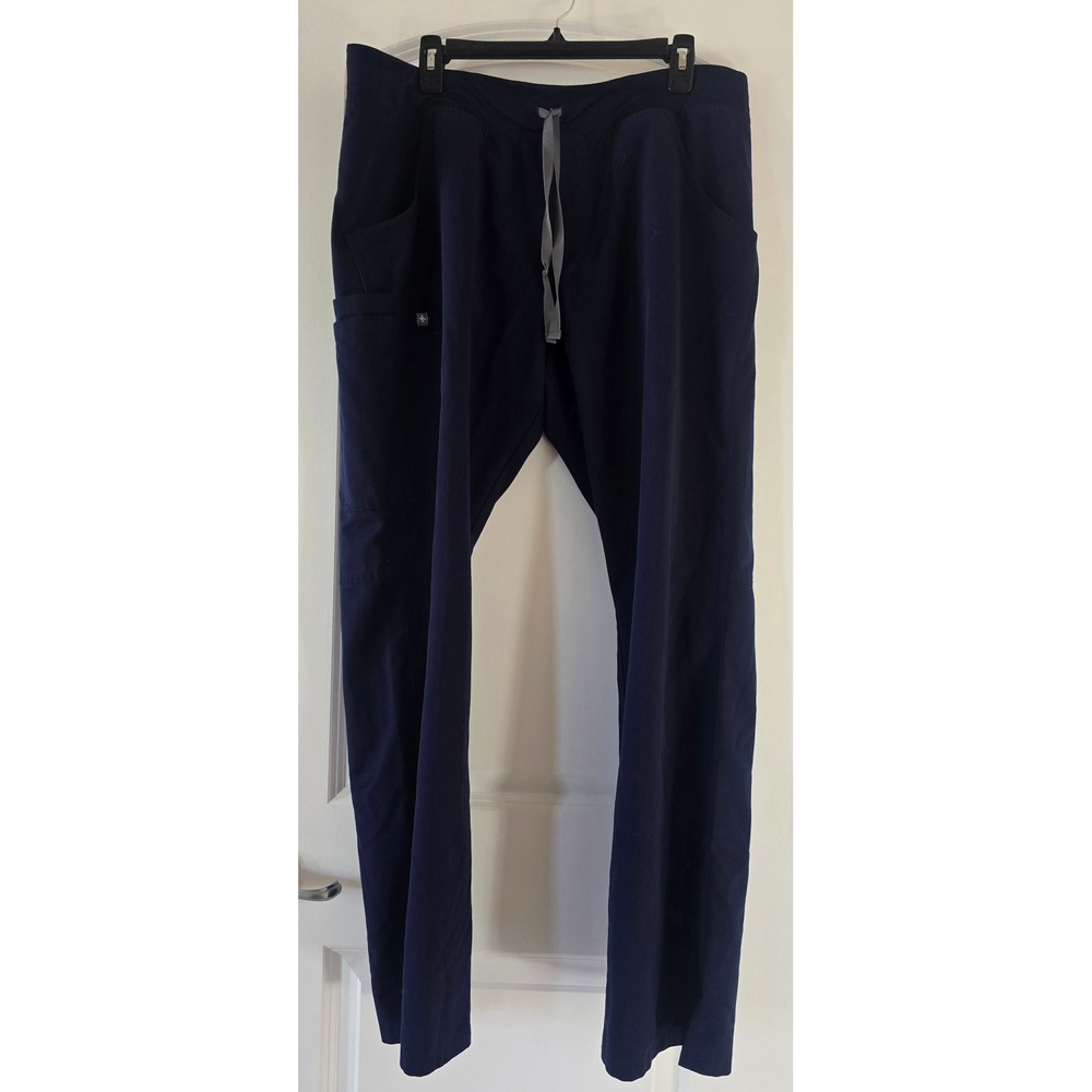 FIGS Kade Cargo Scrub Pants Navy Blue Technical Collection XL PO#3180 Mens tall